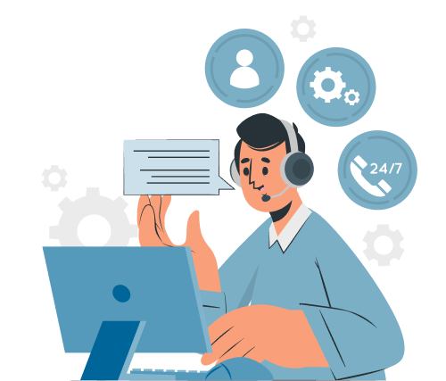 Customer Support Illustration